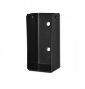 Square tube handle 75x35x30mm zinc-plated, black