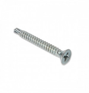 Self-drilling screw 4,2x38, zinc-plated, recessed head