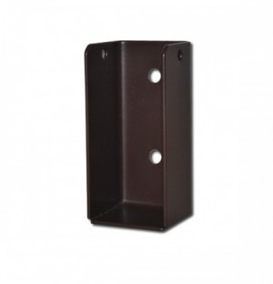 Attache de poutre 75x35x30 mm, zinguée, brun